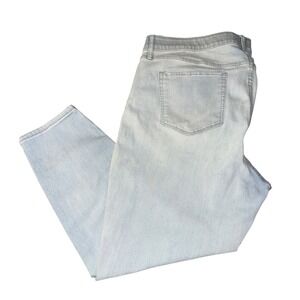 Ava & Viv‎ Womens Size 20W Light Wash Cropped Denim Jeans